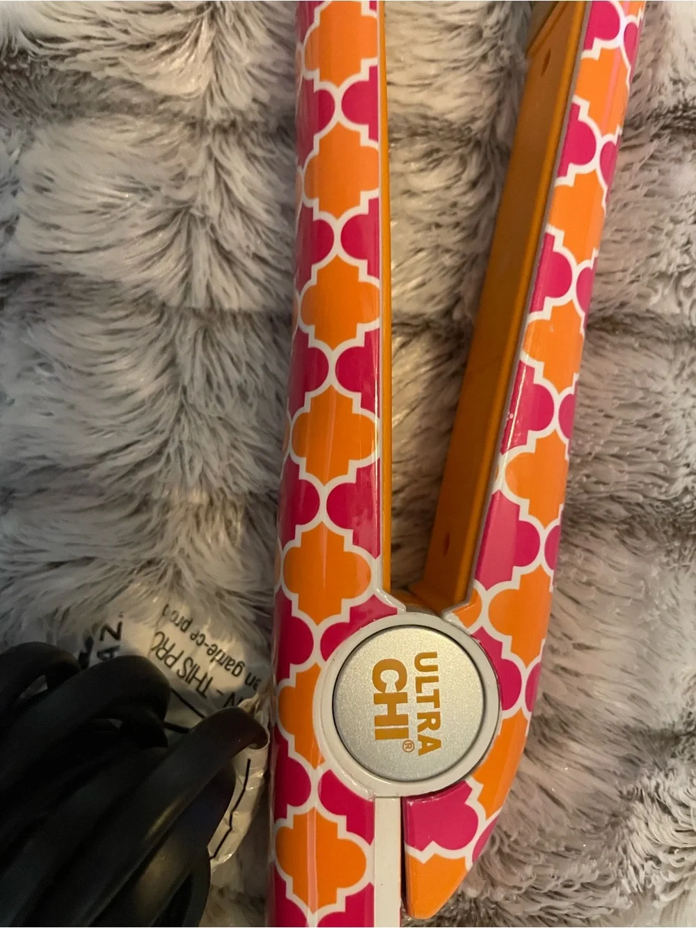 Chi Ultra Pink Orange Hair Straightener Flat Iron Limited Edition